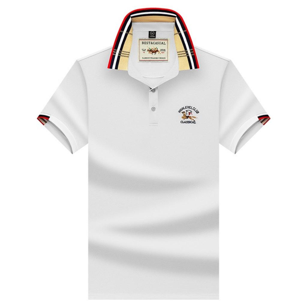 STORN Summer Men's Polo Shirts High Quality Solid Color Short Sleeve Turn Down Collar Embroidery Casual Male Tees