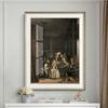 Diego Velazquez Art Print Poster Las Meninas Pictură pe pânză Autocolante de perete baroc Decor Cadou de inaugurare a casei