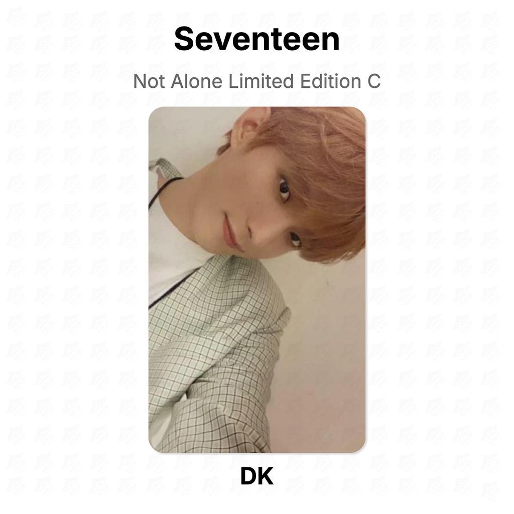 Seventeen Not Alone Limited Edition C Official Photocard