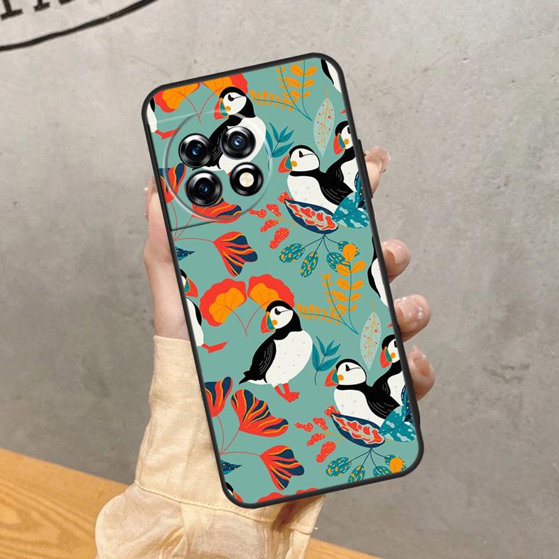 

Puffin Bird Case For OnePlus 15 R 13 13R 13T 12 11 10R 10T 8T 9 10 Pro Nord CE 5 4 2 3 Lite N20 N30 Cover OnePlus 8T