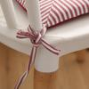Linen/Sponge Chair Pad Checkered Seat Cushion Durable Chair Cushion