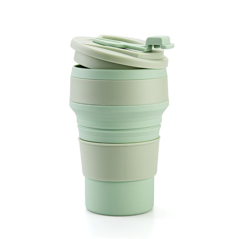 Portable Silicone Collapsible Cup | Creative Travel Folding Mug for Camping & Outdoor | Retractable Rinse Cup