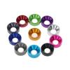 Aluminum Colourful Anodized Countersunk Head Bolt Washers Gasket Red/Grey/Golden/deep Blue/Black/purple M2 M3 M4 M5 M6