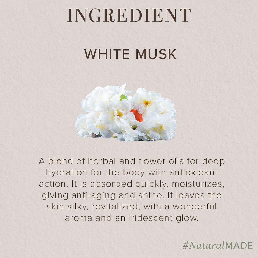 KHADI NATURAL Herbal White Musk Soap, 125G