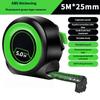 Ergonomic Handle 5M Fluorescent Measuring Tape with Portable Hook Suitable for Comfort Use in Professional&DIY Projects