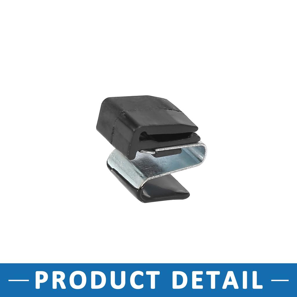 A ABSOPRO Fuel Gas Tank Door Panel Slips MB642442 Fits Mitsubishi Outlander 2004-2010 Plastic Metal Black