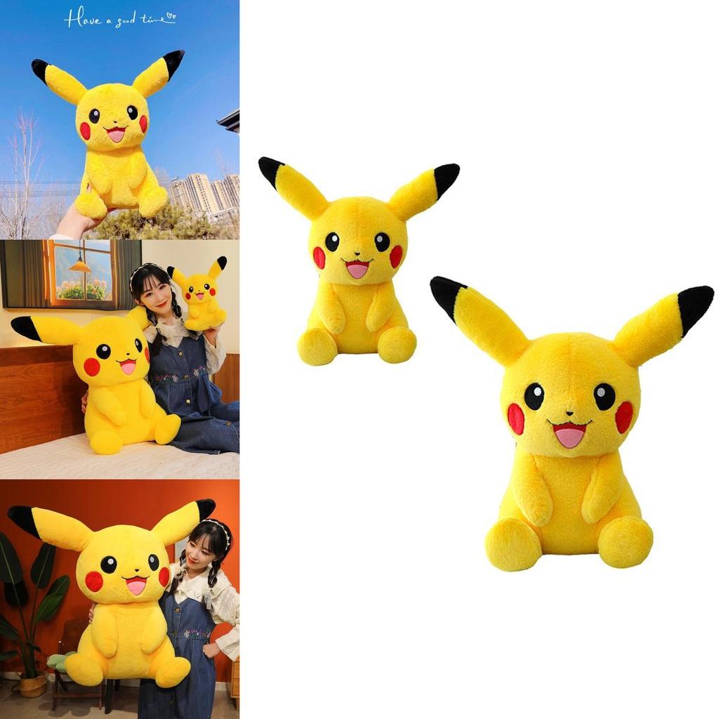 Velký žlutý plyšový Pikachu Měkké a mazlivé plyšové zvířátko Pro děti Ideální dárek k narozeninám