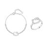HelloKitty/ Cute Cartoon Broken Silver Coupon Two Years Old and Safe Niche Transport Accessories Design 8062+6111 Hello Kitty Bracelet