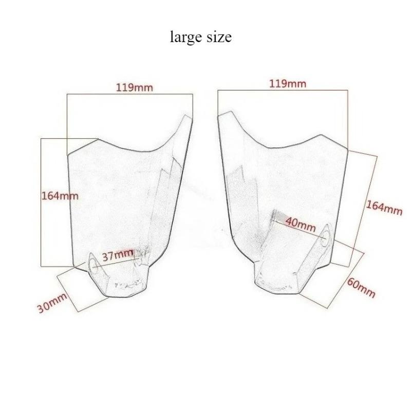 Motorcycle Handguard Windshield Anti-fall Metal Handguard for Harley Davidson Cruiser Prince 883 Dinah