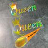 Crown Queen Laser Motorcycle Sticker Funny for Motorbike Fuel Tank Fairing Scooter Helmet Box Car Window Waterproof Vinyl Decal