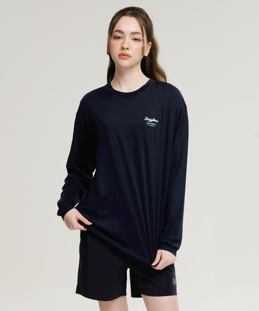 Leijibi [Set] Airfresh String Rash Guard + Stretch Shorts Swim Shorts W Black