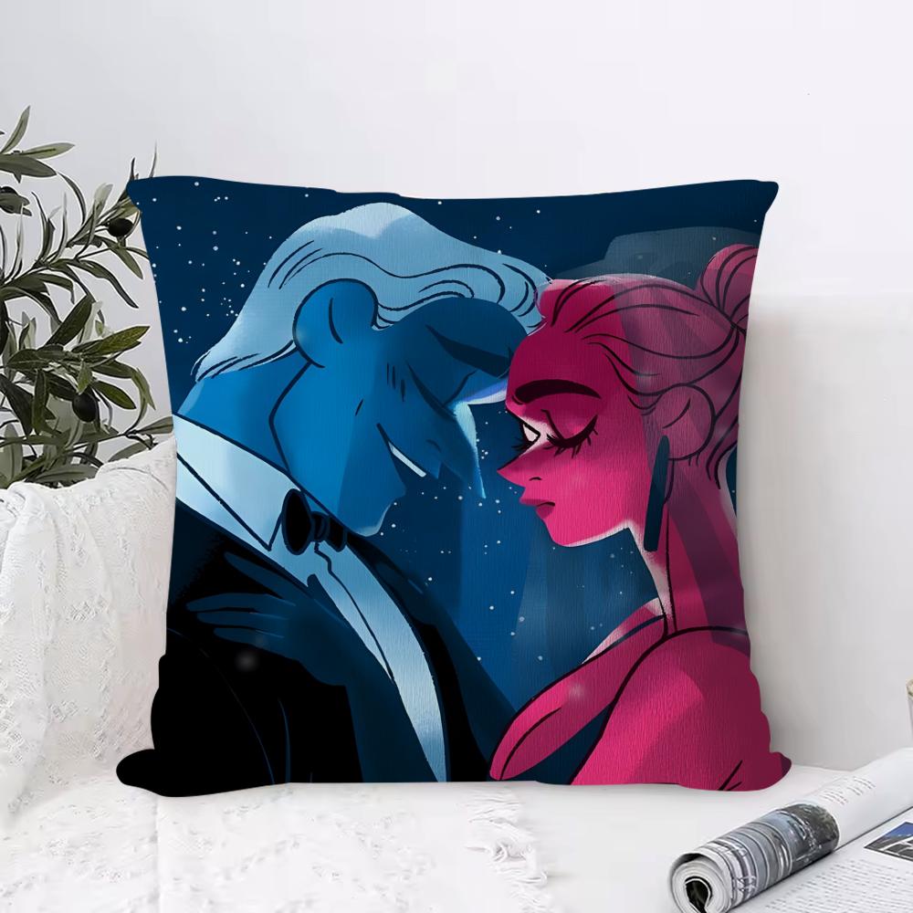 

Precure Cushion Cover Anti-dustmite Pillowcase Invisible Zipper Silky Short Plush Sofa Cushion Cover 30cmx30cm
