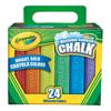 Crayola Jumbo Chalk Washable Outdoor 24 Colors 512024