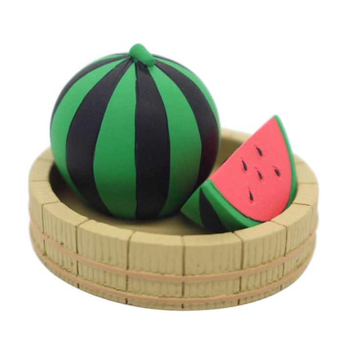 Japanese ZAKKA Edible Watermelon Cat Toys - Cute Summer Photography Miniatures