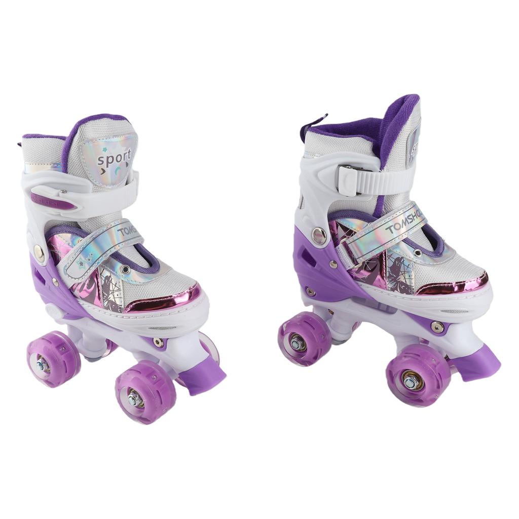 Roller Skates for Girls Boys for Kids 4 Size Light Up