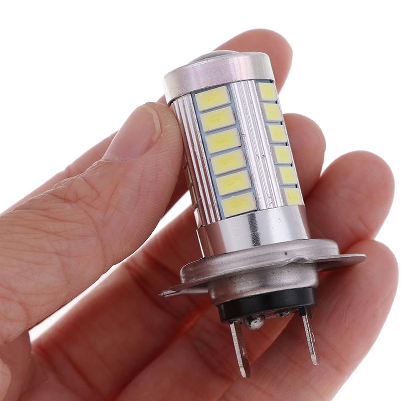 1Pc H7 5630Smd White 660Lm 33 Led Light Car Fog Head Light Driving Bulbs