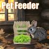 Hay Feeder Hamster Bunny Grass Holder Feeding Hay Manager Anti-Waste Grass Food Feeding Rack For Habitat Cage Enclosure Hutch