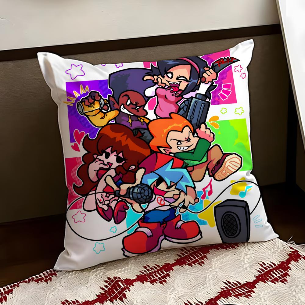 Game Friday Night FFunkins Cushion Cover Reversible Soft Durable Pillow Cover Home Car MultiScene Use for Daily Comfort