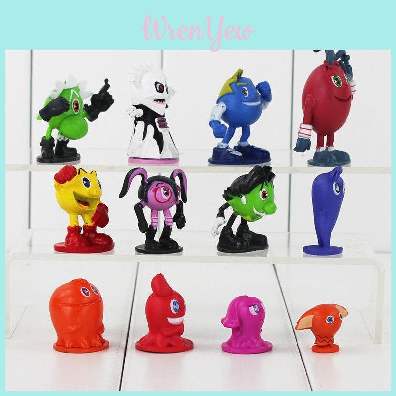 Multi Function 12 Pcs Pac-man And The Ghostly Adventures Figures Perfect For Kids' Gifts