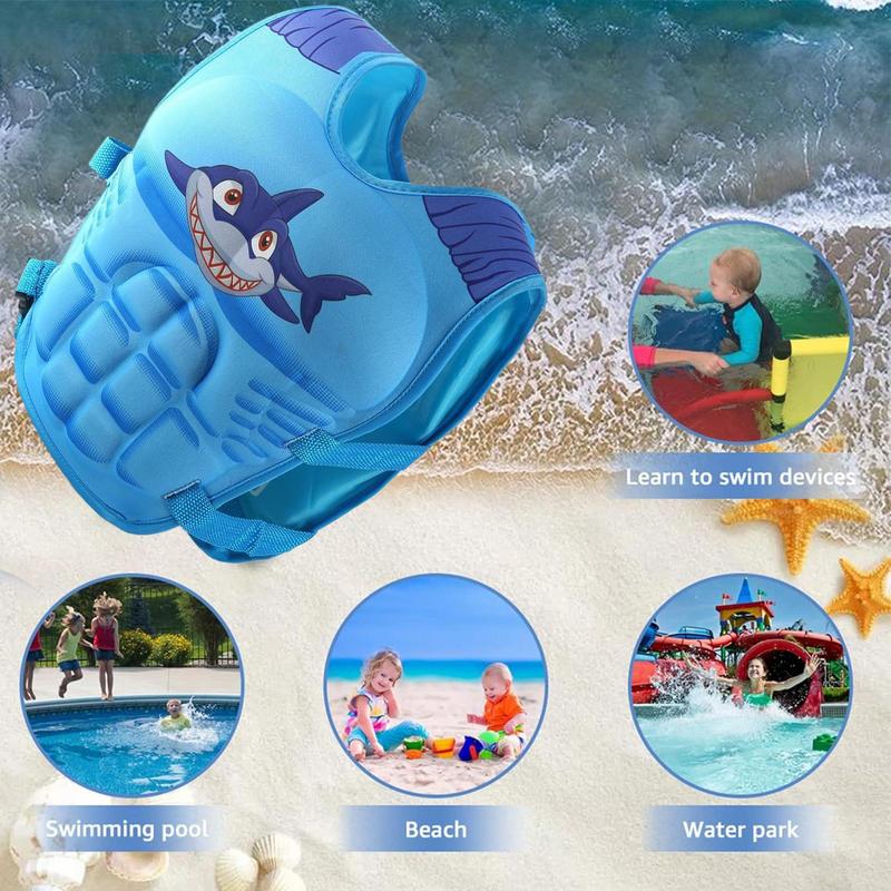 Kids Swimming Buoyancy Vest Pool Floating Boys and Girls Arm Floats Flotage Jacket Swimwear Beginner Swim Gear
