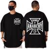 Sons of Anarchy Double Sided Graphic T Shirts High Quality Fashion Short Sleeve Tshirts Men Women Casual Loose Cotton Tshirt