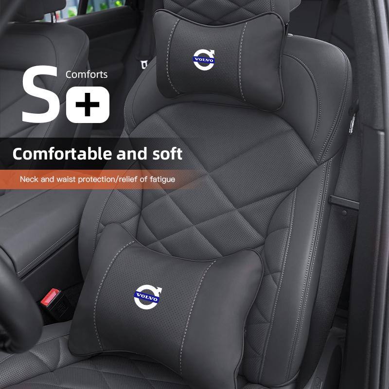 Car Seat Head Support Cushion Lumbar Pillow Interior Accessories For Volvo V60 V40 S90 XC40 S80 V90 EX30 EX90 EM90 C40 S40 S80L