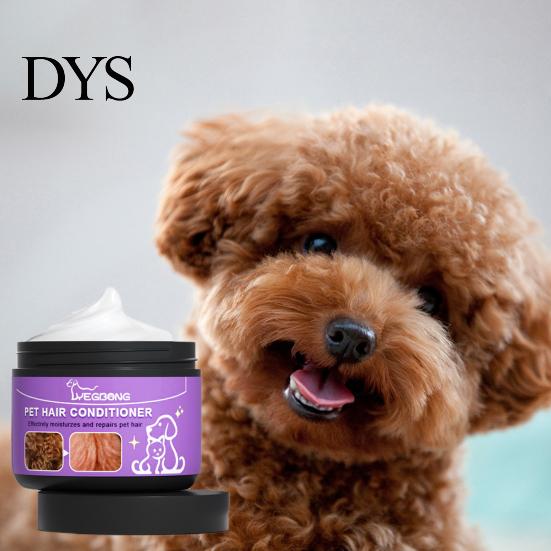 Trattamento per la Toelettatura 50ml Crema per Pelo di Animale Ingredienti Non Irritanti Idrata-Pelle Cura del Pelo Lozione Anti-Agglutinante Leggero Conditioner per Cuccioli Forniture