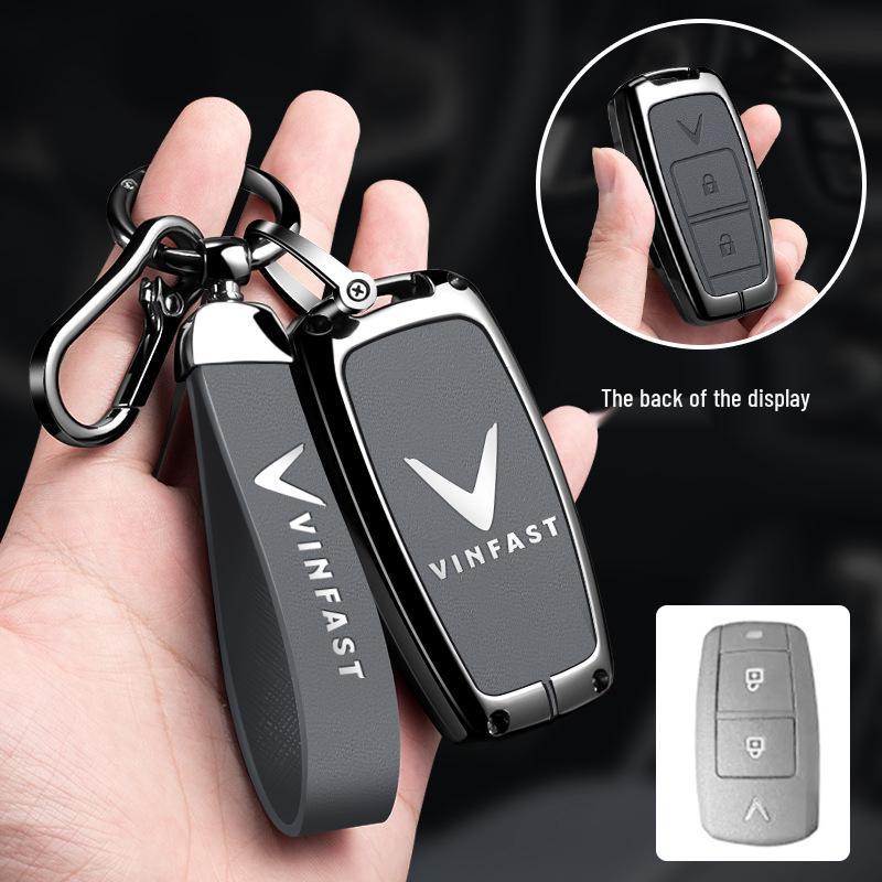 Vinfast Vietnam Car Key Case for Zhonghua V5/VF8 VF3/5/9 with Premium Keyring Buckle