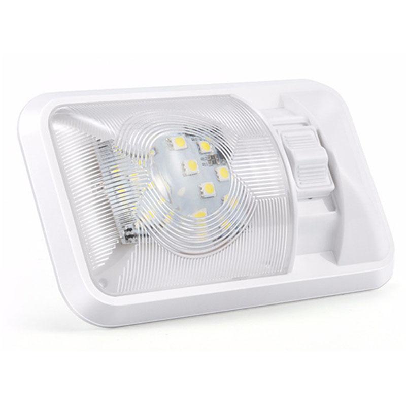 12-24V RV LED Dome Light Boat Camper Trailer Caravan Car Double Ceiling Light Indoor Lighting Universal Car Accessories