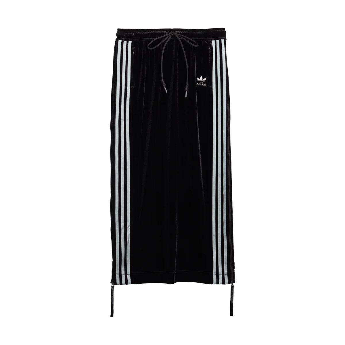 adidas originals × Angel Chen Typical 3-stripes Long Slit Skirt Black GM8746 S