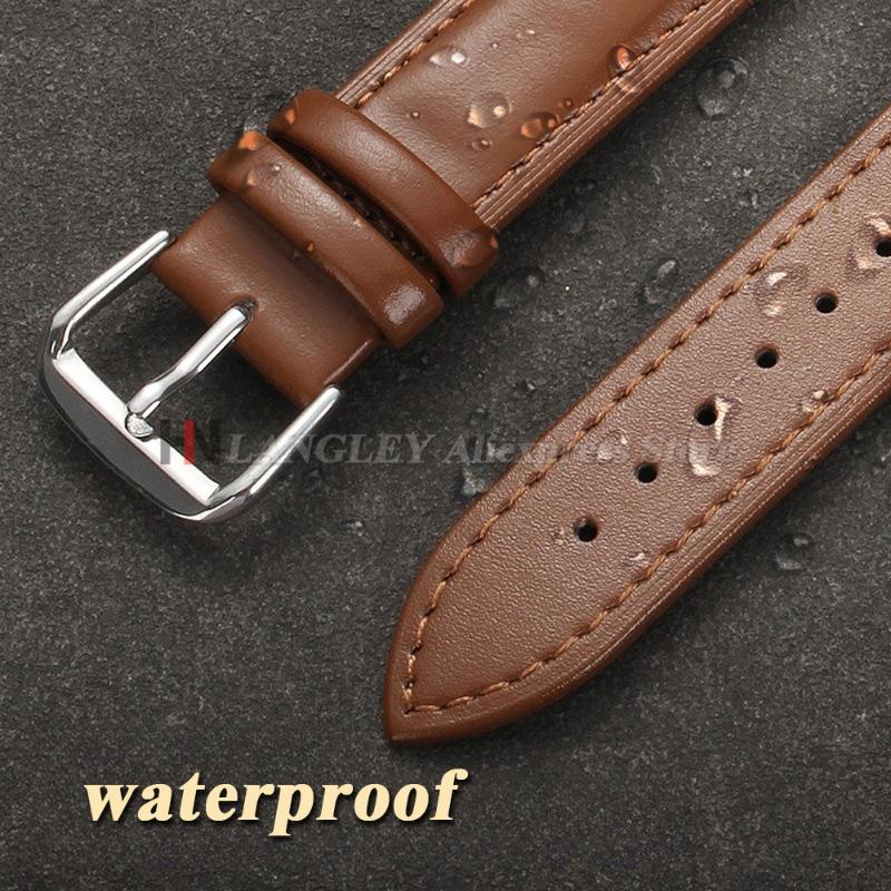 Leather Watch Strap for DW for Seiko Men Women Watchband 12 13 14 15 16 17 18 19 20 21 22 23 24mm Soft Sport Universal Wristband