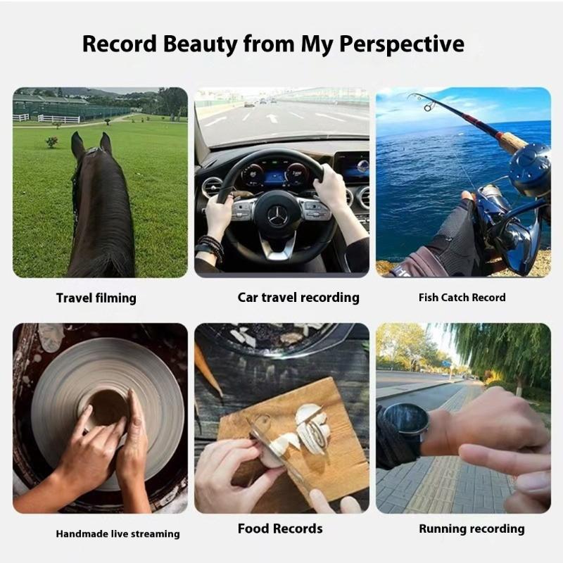Ergonomic Neck Mounted Phone Stand Magnetic Attachment Design for Steady First Person Perspective Videos