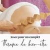 Masseur anti-cellulite - tuuli - rouleau de massage en bois - drainage lymphatique - 40x5 cm - mixte