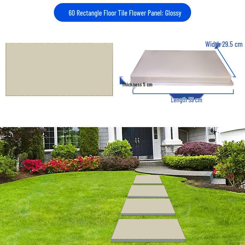 Garden Cement Tile Mold for Outdoor Stepping Stones