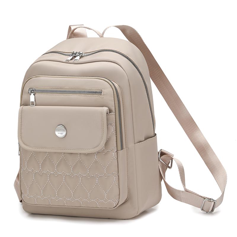 

Women s Nylon Backpack Large Capacity Travel Backpack