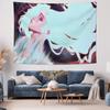 Dreamy Starry Night Girl Tapestry Modern Art Decorative Painting Fabric Wall Hanging for Home Bedroom Living Room
