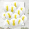 12Pcs Pineapple Party Latex Balloon Decorations 12Inch Birthday Wedding Hawaii Luau Summer Holiday Festival Supplies