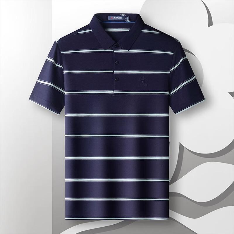 MONTAGUT Men s Breathable Silk Blend Polo Shirt 3210 46