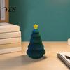 Durable Corrugated Texture Toy 3D Printed Christmas Tree Fidget Toy, Lightweight Mini Desktop Ornament, Portable Stress Relief Decompression Hand for