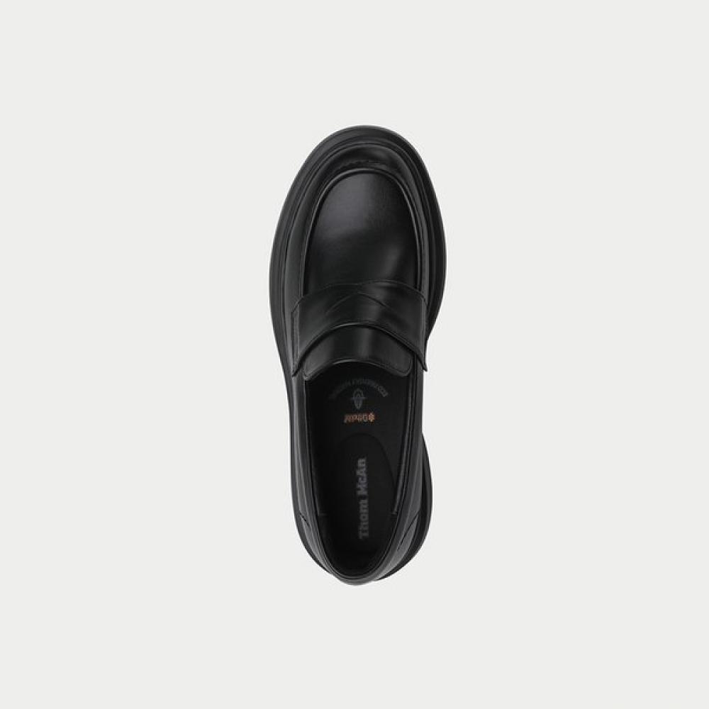 Thom Mcan Women Comfort Modern Clipper Penny Loafer Black 8tmcm35s1r