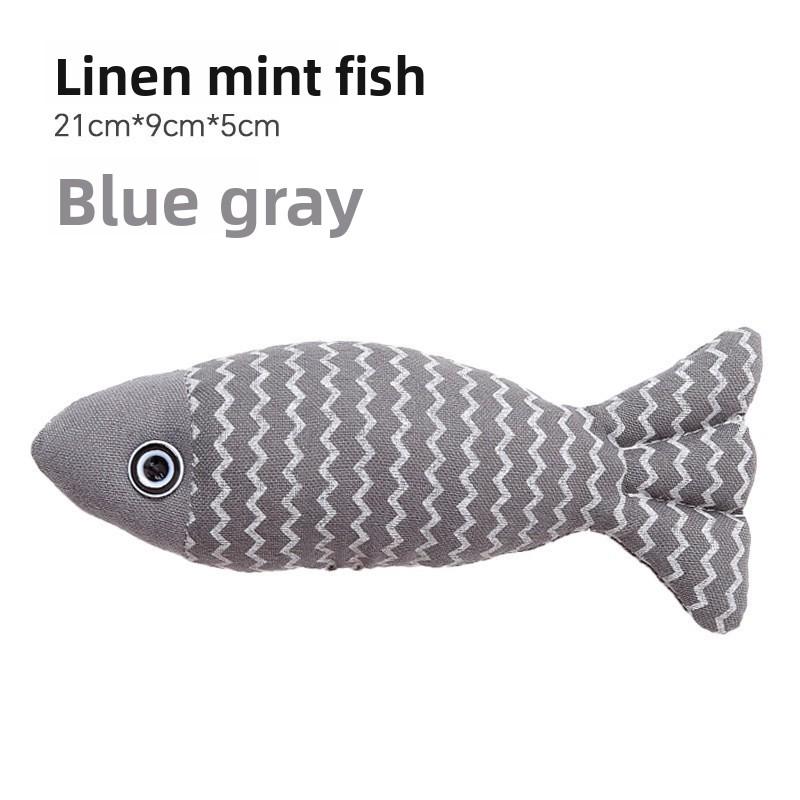 Cat Toys for Self-entertainment and Boredom, Catnip Simulation Fish, Little Cat Teeth Grinding and Cleaning, Cat Toys, Pet Cat Supplies
