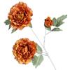 3 Heads Artificial Peony Flower DIY Flower Silk Flowers Bouquet Realistic Floral Arrangement Simulation Flowers