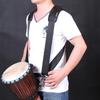 Nastavitelný řemen na djembe Zesílený polstrovaný pás pro ruční buben Africký bubenový řemen Africký buben