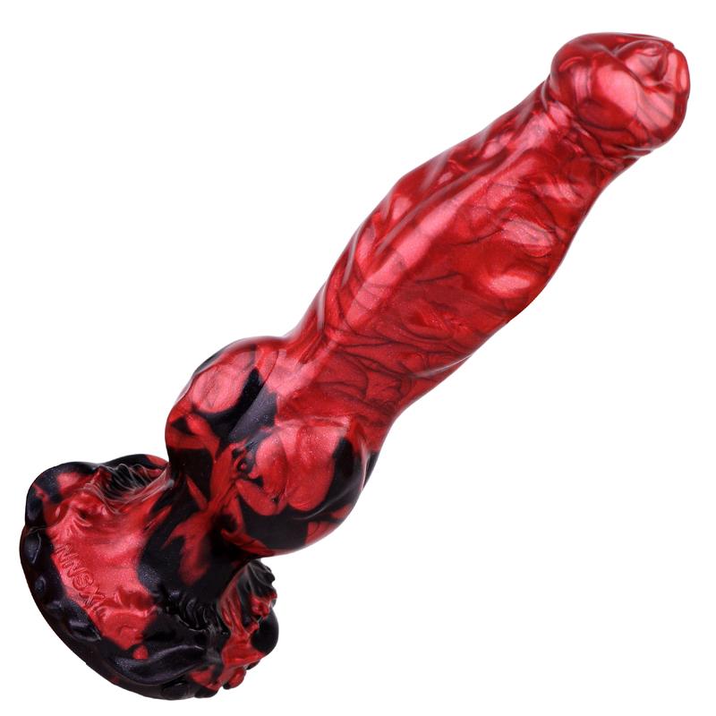 ELKKOST Fantasy Dragon Knot Dildo Silicone Realistic Dog Monster Dildos Anal Sex Toy with Sucker Alien Penis For G Spot Prostate