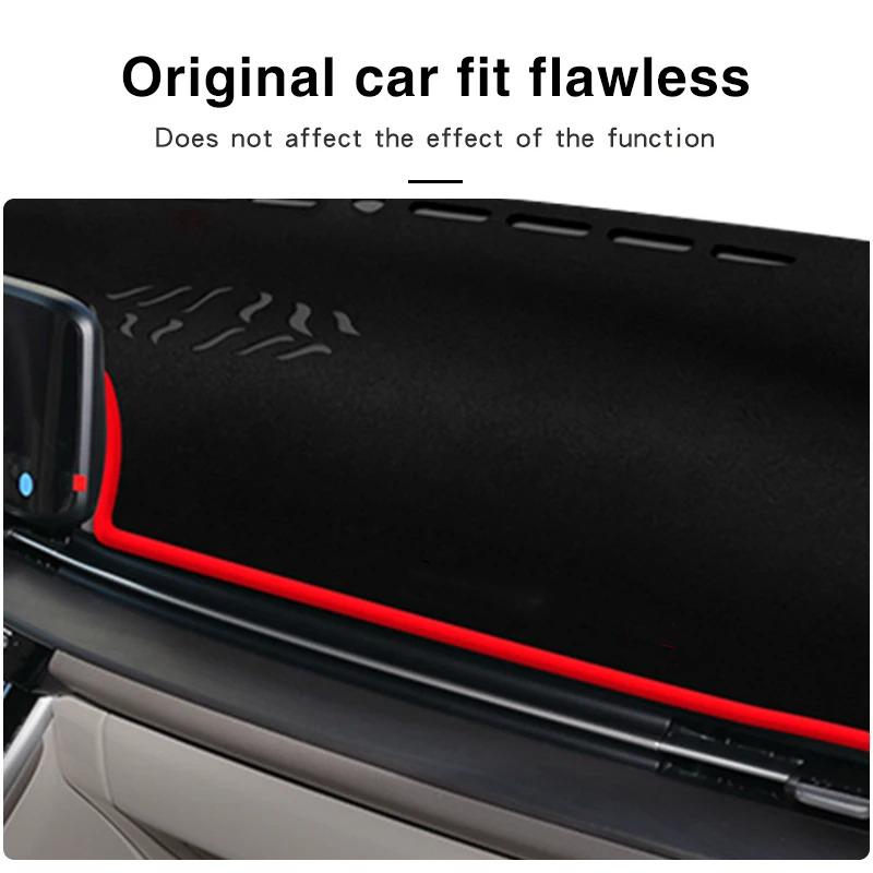 Car Dashboard Sun Shade Pad Instrument Platform Desk Non-slip Carpets Cover Mats For Kia Carnival Sedona KA4 2026-2026 2026 2026