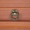 1pc Antique Bronze Handle Drop Pendant Pull Ring Knob w/screw Retro Vintage Decor Furniture Cabinet Drawer Classical Solid Metal