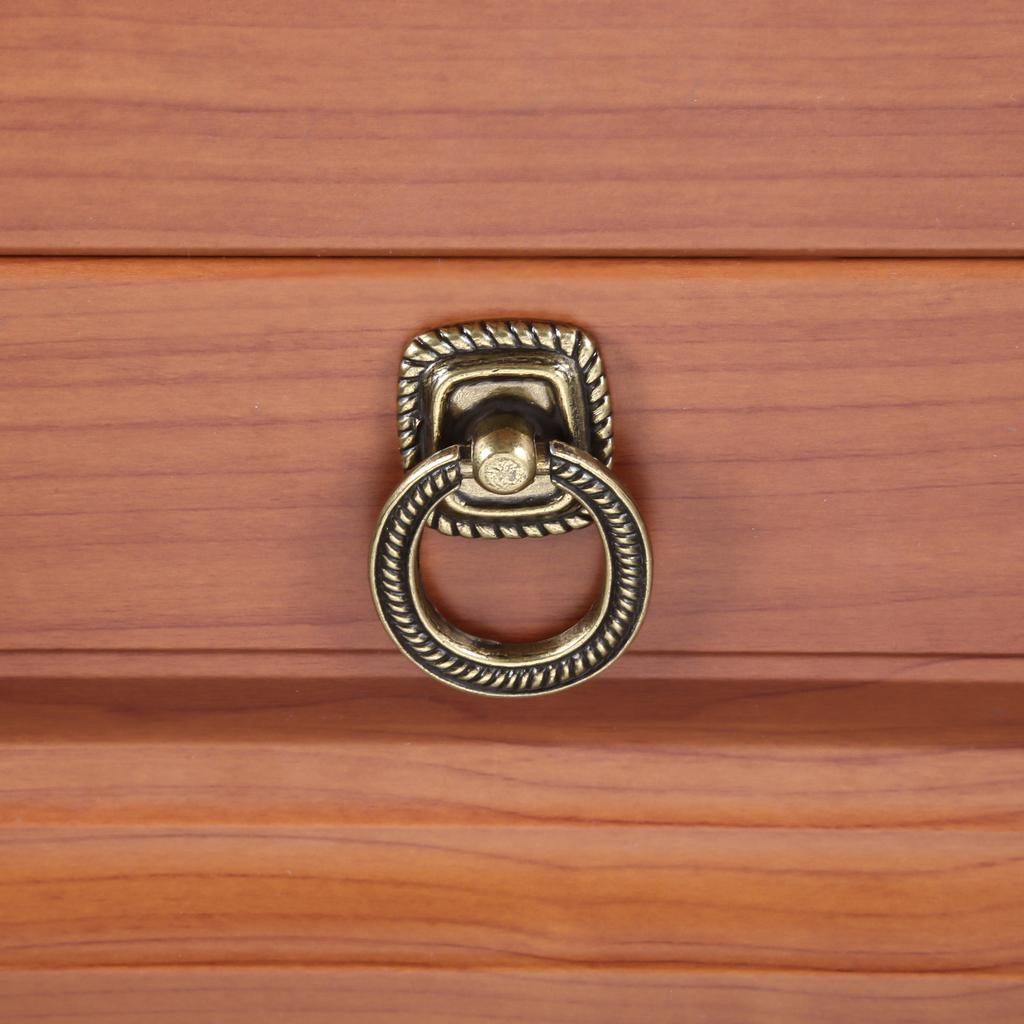 1pc Antique Bronze Handle Drop Pendant Pull Ring Knob w/screw Retro Vintage Decor Furniture Cabinet Drawer Classical Solid Metal