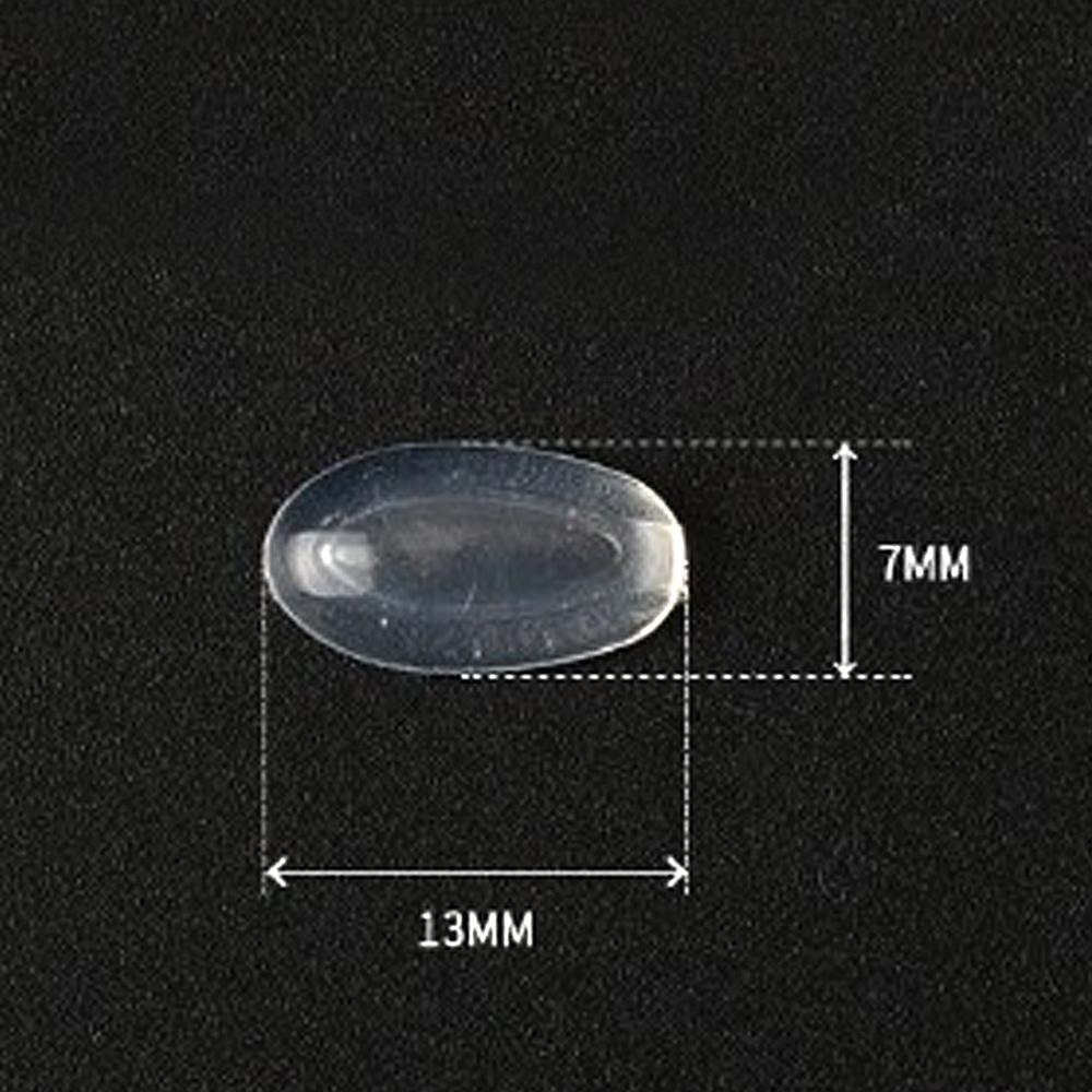 10Pairs(20pcs)Eyeglasses Push-in Soft Silicone Nose Pads For Plastic Steel Glasses Nose Pads
