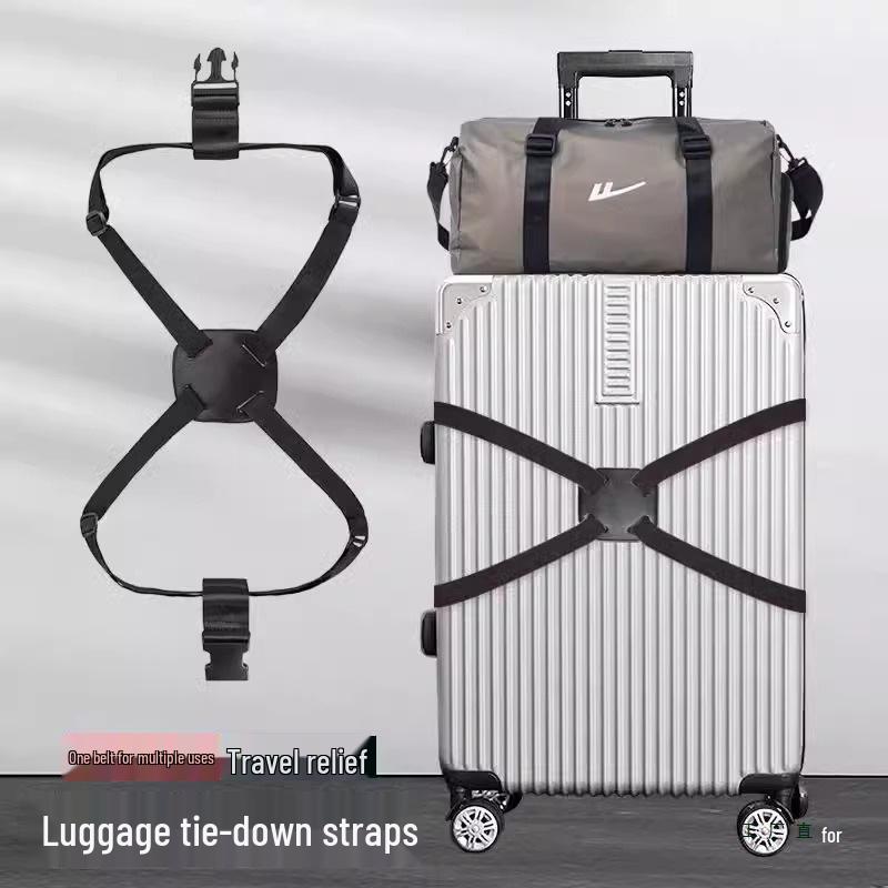 Elastic Cross Luggage Straps - Suitcase Reinforcement & Protection Bandage