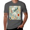Blooming Whimsy Whimsical Floral Print Tshirt Basic Breathable Solid Color Tshirt